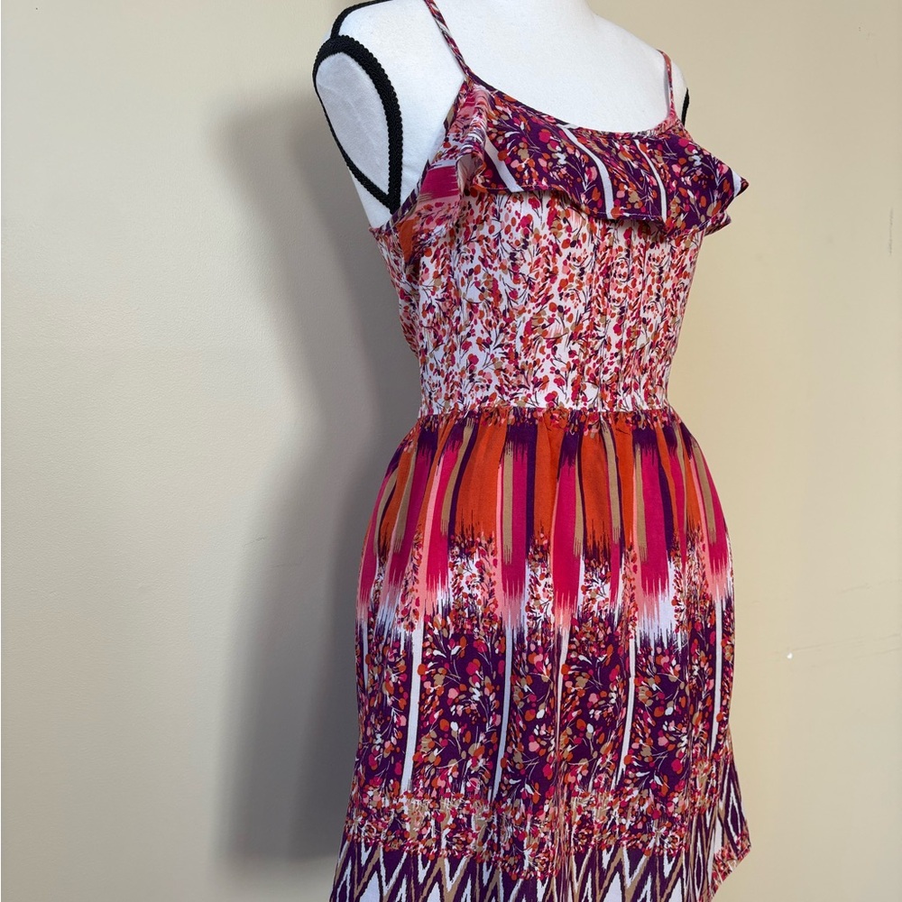 Xhilaration Multicolor Floral Mini Dress - Picture 3 of 14